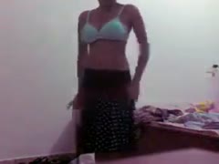 My sexy Desi girlfriend with charming large breasts topless - Owner LuxureTV.com